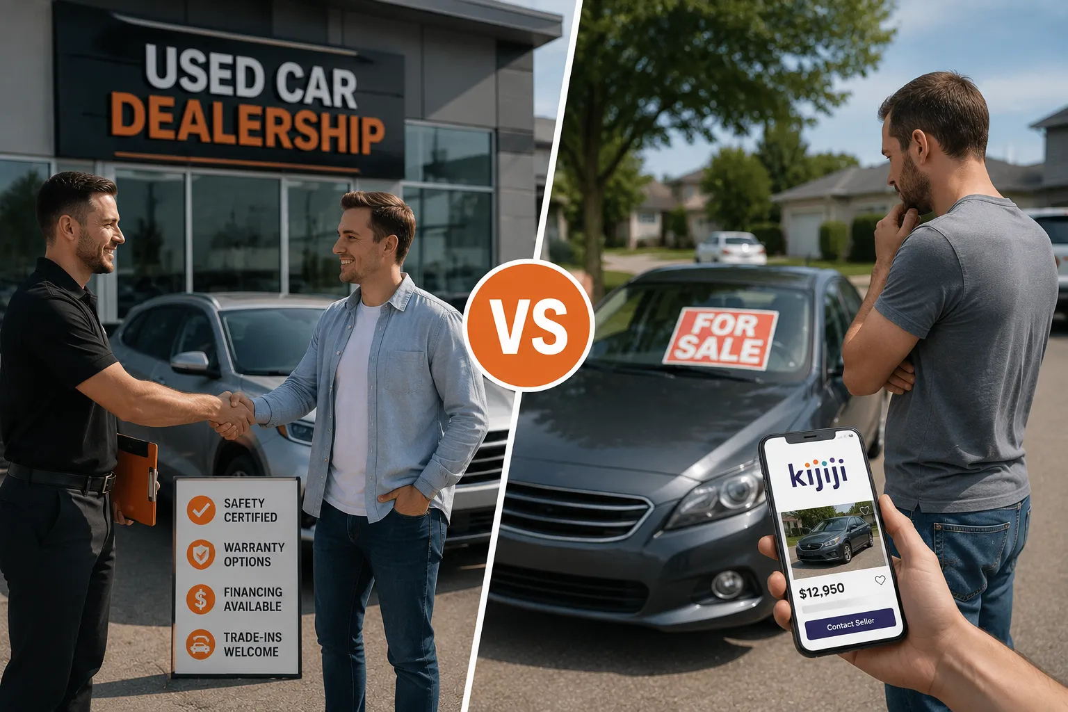Buying a Used Car from a Dealer vs. Kijiji in Ontario — What You Need to Know